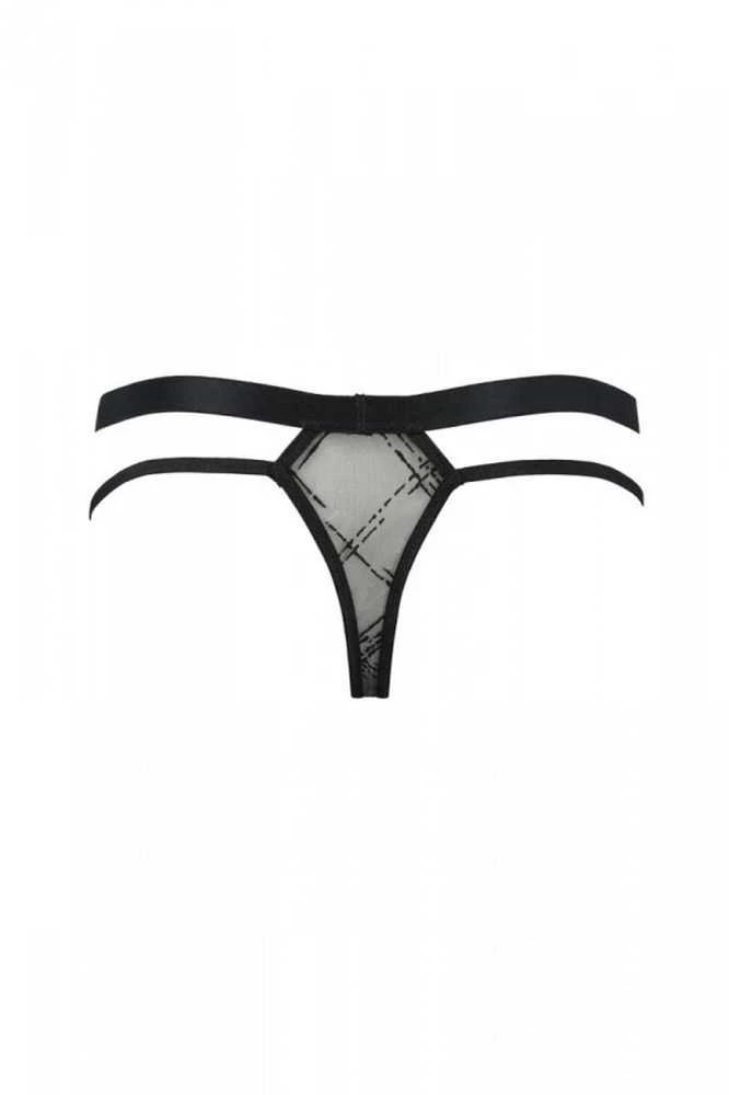 Passion Men Casmir 029 THONG COLLIN juodas S/M - Passion