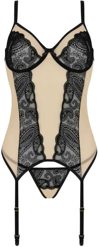 Casmir Apatiniai drabužiai-DAISY CORSET beige S/M