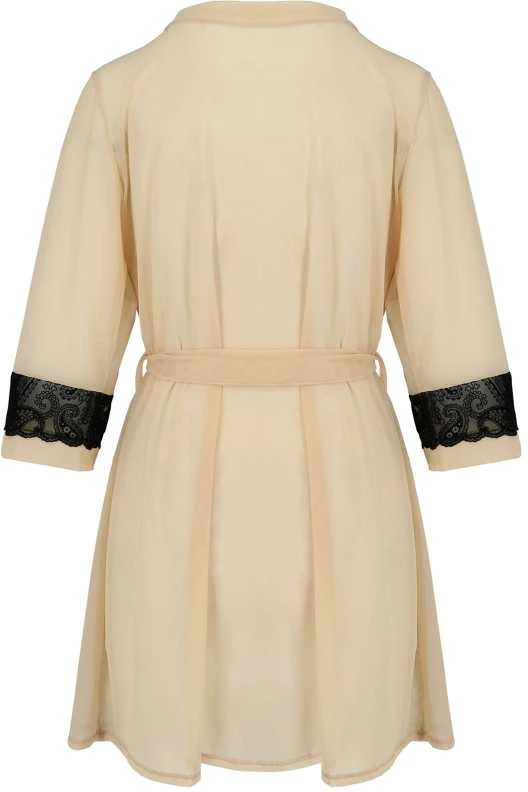 Casmir Apatiniai drabužiai-DAISY PEIGNOIR beige S/M