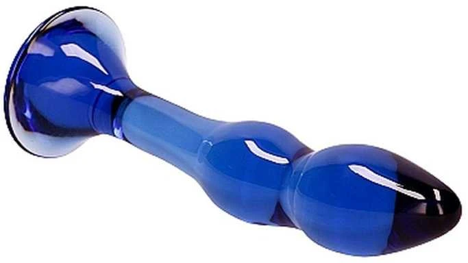 Chrystalino By Shots Chrystalino Glass vandeniui atsparus dildo išangei ir makštiui, 15 cm