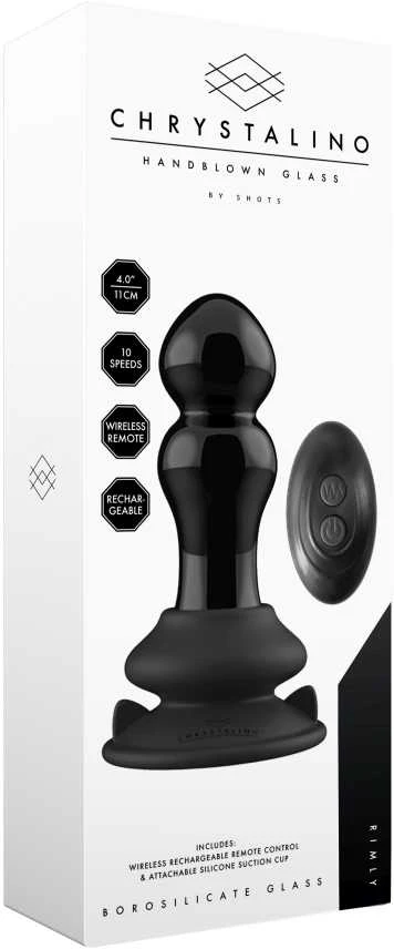 Chrystalino By Shots Chrystalino Glass analinis kištukas 10 režimų nuimamas siurbtukas