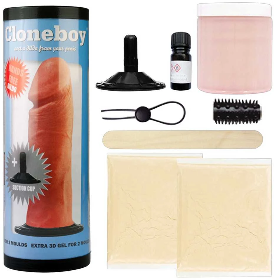 Rožinė Cloneboy - Dildo & Suction Cap Rožinė