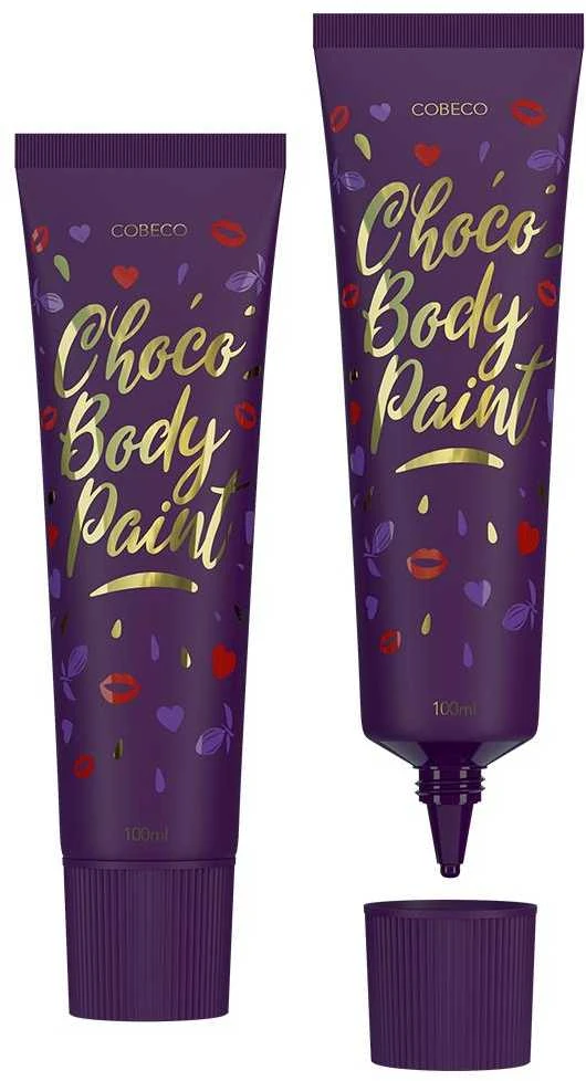 Cobeco Cbeco Chocolate kūno dažai, valgomi, 100ml