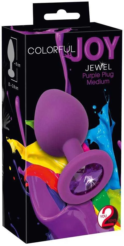 Colorful Joy vidutinio dydžio violetinis kaištis