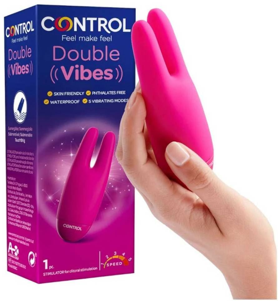 Control stimuliatorius Double Vibes 1vnt