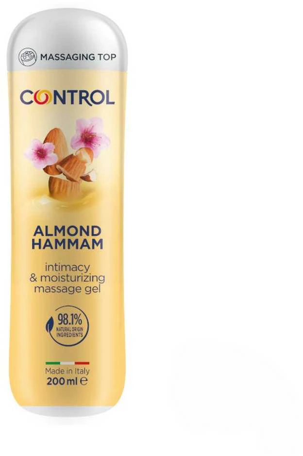 Control Almond Milk Massage Gel lubrikantas-masažo gelis 200ml