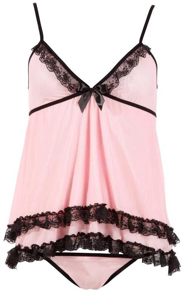 Cottelli Rožinė Babydoll rožinė M