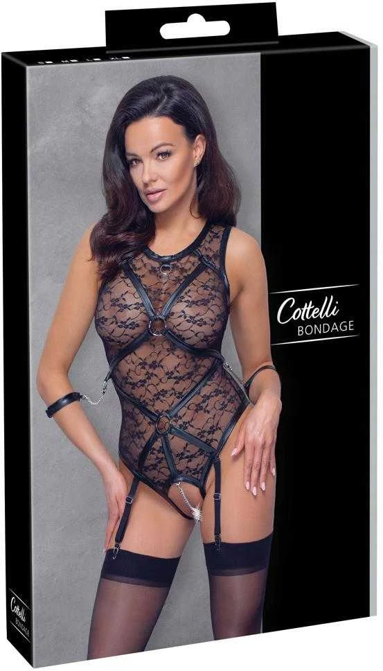 Cottelli Bondage Body juodas M