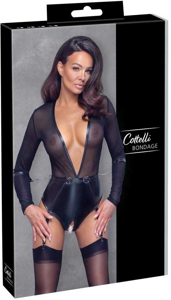 Cottelli Bondage Body juodas S
