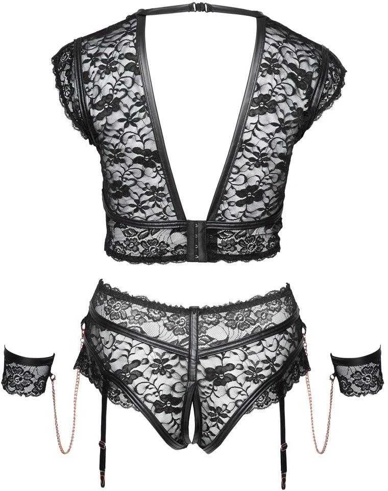 Cottelli Bondage Liemenėlės rinkinys Bondage 4XL