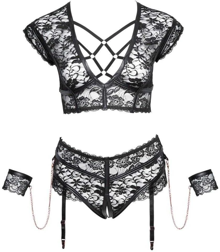 Cottelli Bondage Liemenėlės rinkinys Bondage 4XL