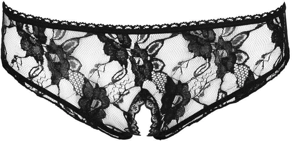 Cottelli Crotchles Briefs juodas XL