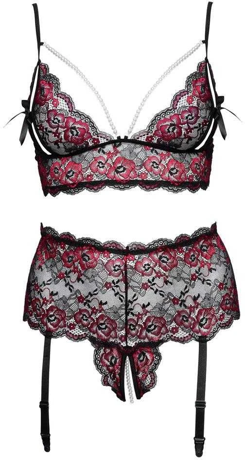 Cottelli Curves Liemenėlės rinkinys Pearl XL/2XL