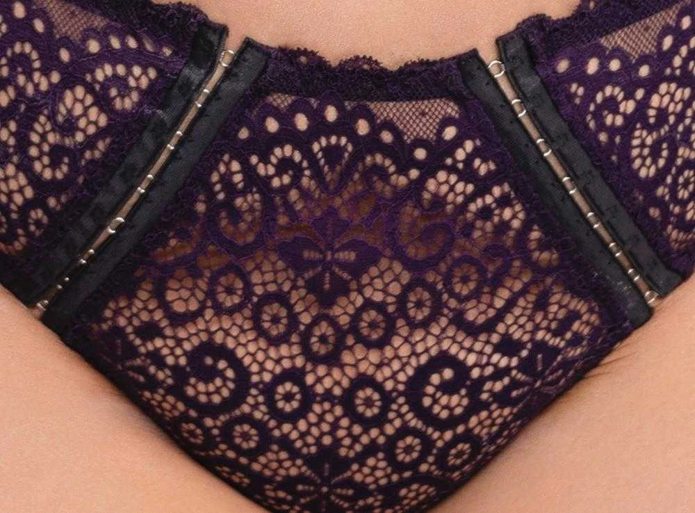 Cottelli Curves Bra Set violetinė 3XL