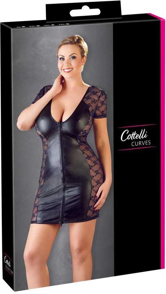 Cottelli Curves Suknelė su dvipusiu užtrauktuku 3XL