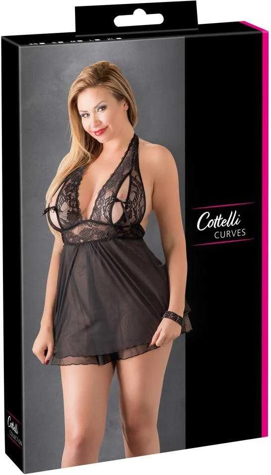 Cottelli Curves Nėriniai Babydoll 3XL