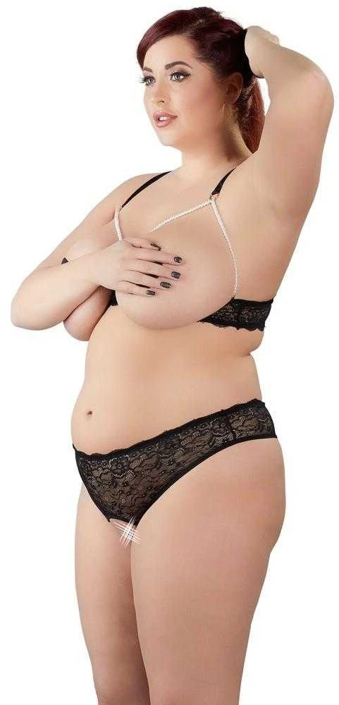 Cottelli Curves Pearl Set Juodas 2XL