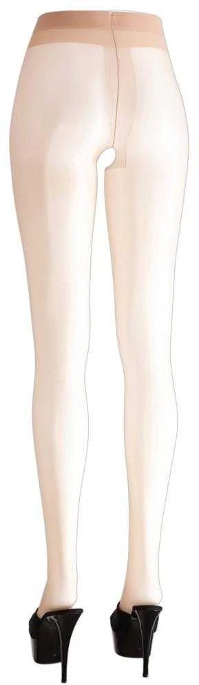 Cottelli Legwear Pėdkelnės be tarpkojų, oda XL