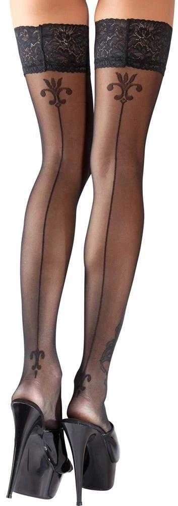 Cottelli Legwear Sulaikomos kojinės su siūle 4