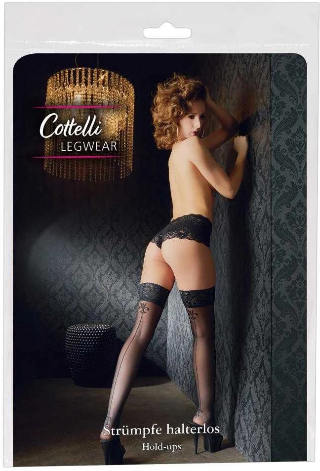Cottelli Legwear Sulaikomos kojinės su siūle 4