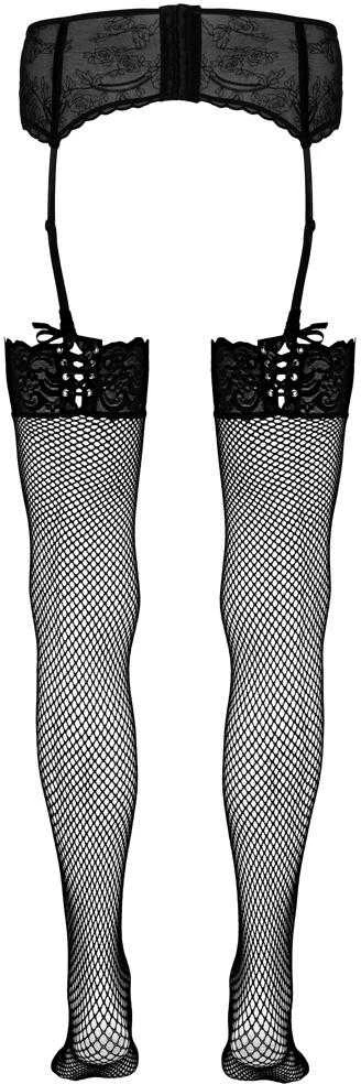 Cottelli Legwear Tinklinės kojinės Nėriniai M/L