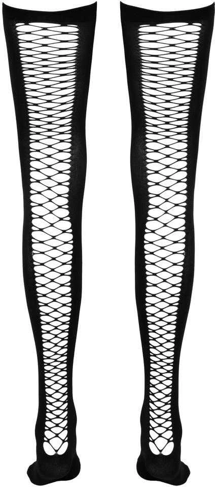 Cottelli Legwear Tinklinės kojinės iki šlaunų M/L