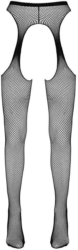Cottelli Legwear Sex Tights juodas S/M