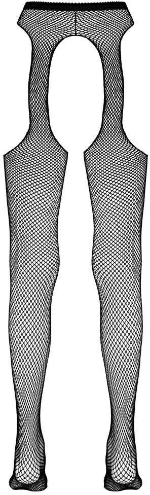 Cottelli Legwear Sex Tights juodas S/M