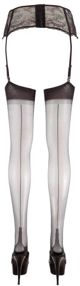 Cottelli Legwear Stockings with seam juodas 3