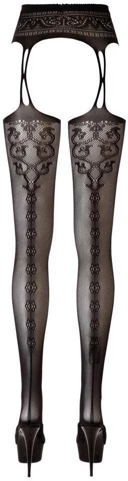 Cottelli Legwear Susp. Petnešėlės + kojinės S/M