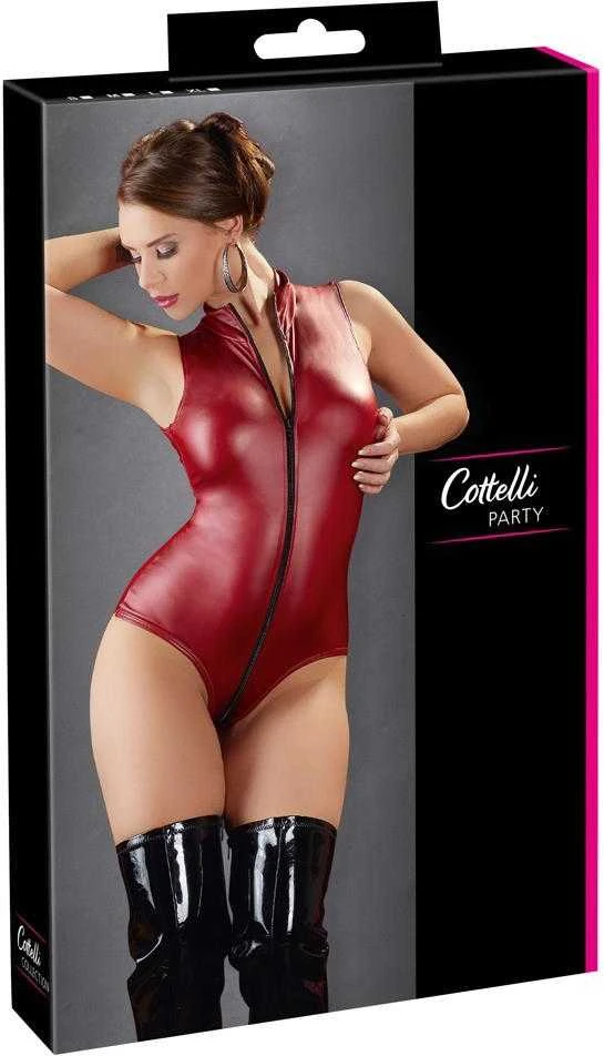 Cottelli Party Body Korpuso užtrauktukas raudonas L