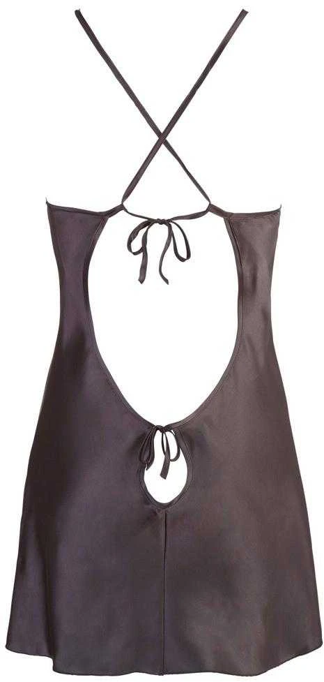 Cottelli Satin Chemise Juodas S