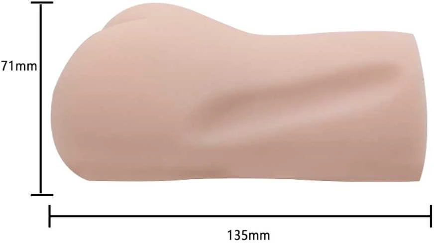 CRAZY BULL- REALISTIC 3D LIFE-LIKE ASS, Vanduo lubricant