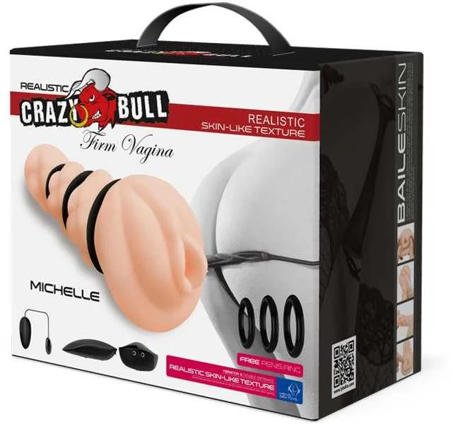 LYBAILE Crazy Bull Firm Vagina masturbator vibro flesh