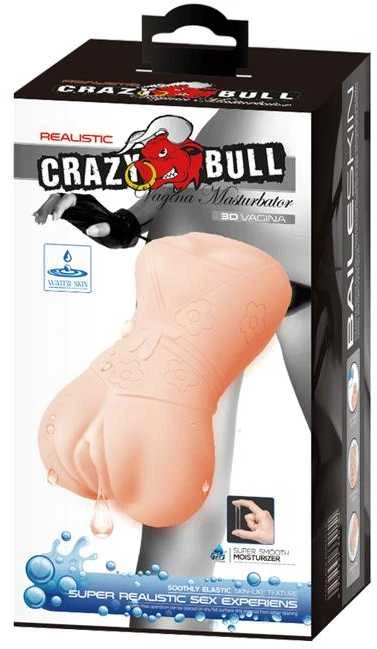 Crazy Bull Realistiškas masturbatoriaus vagina kūnas su kibernetu oda