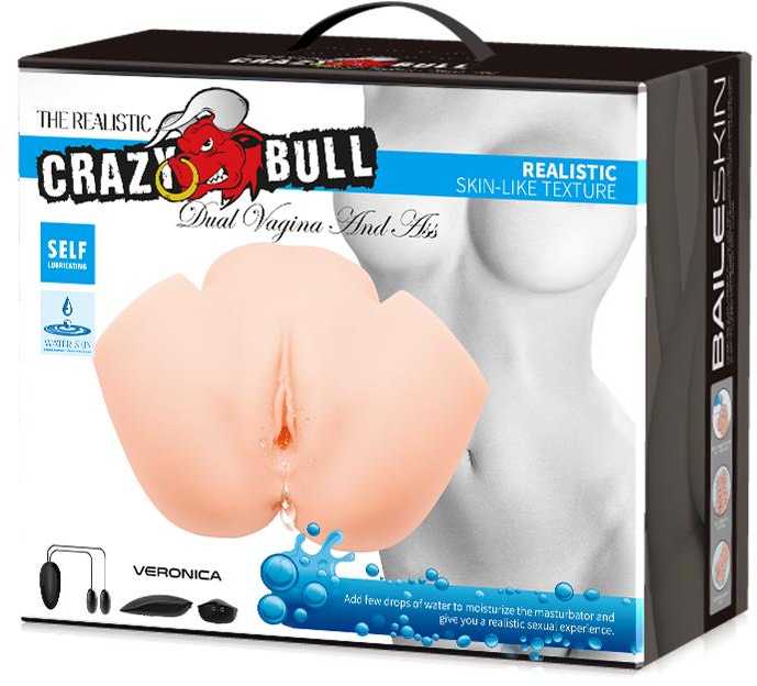 LYBAILE Crazy Bull Dual vagina ir asilo kūnas
