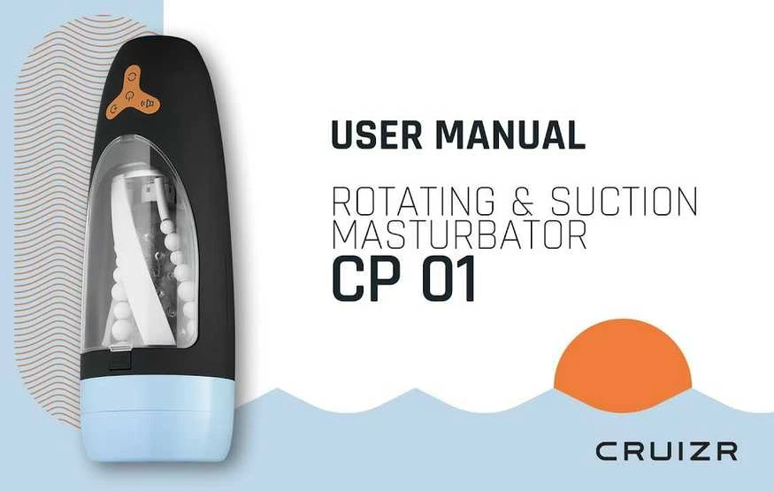 CRUIZR - CP01 besisukantis ir siurbiamas automatinis masturbatorius