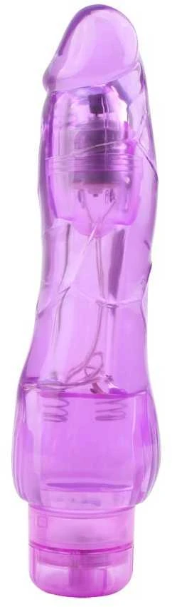 Crystaljelly Realistic klasikinis gelinis vibratorius 19cm