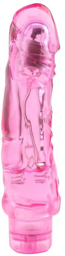 Crystaljelly Vibrator realistinis varpos varpos išsikišimas 21 cm