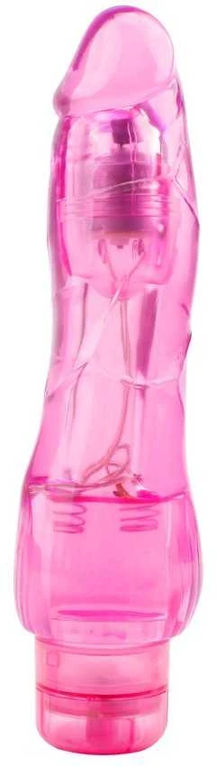 Crystaljelly Classic tikroviškas gelinis vibratorius 19cm