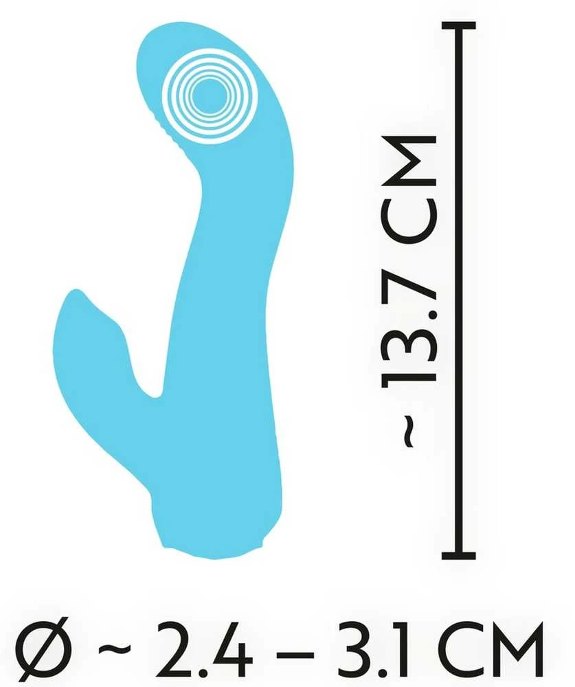 Mėlyna Cuties Mini Vibrator Mėlyna 4.Ge