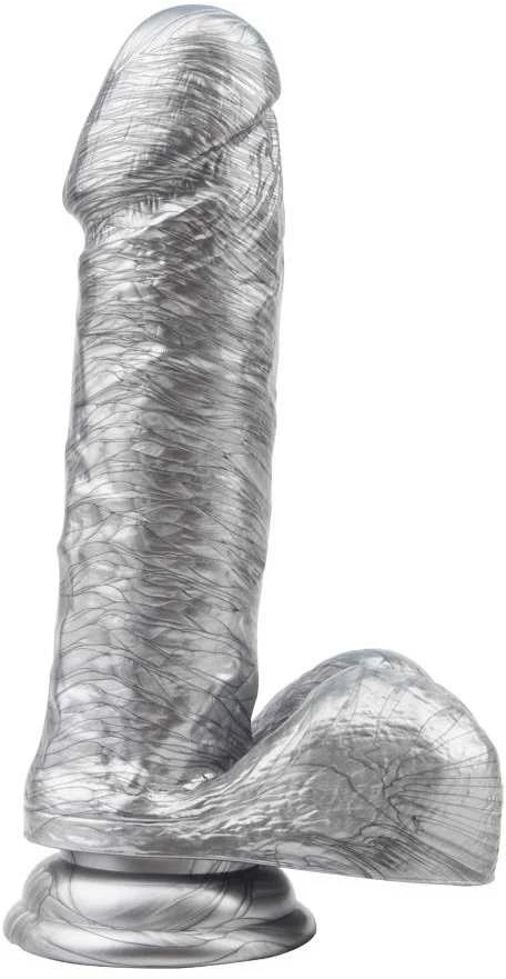 Darkmuscle Dildo realistinis varpos sėklidės siurbtukas 19 cm