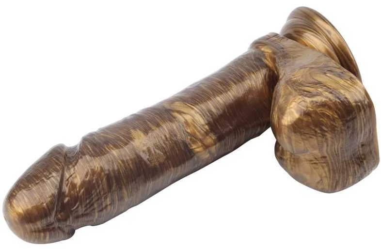 Darkmuscle Dildo realistinis varpos sėklidės siurbtukas 19 cm
