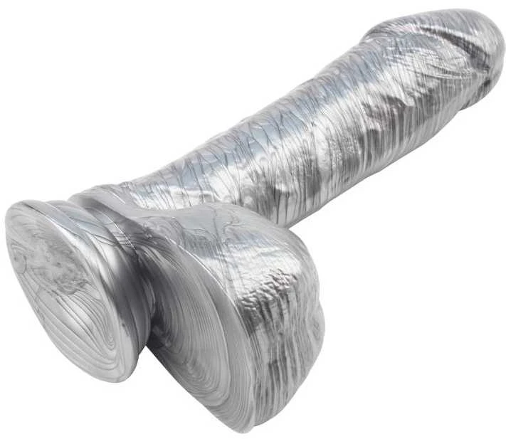 Darkmuscle Dildo realistinis varpos sėklidės siurbtukas 19 cm