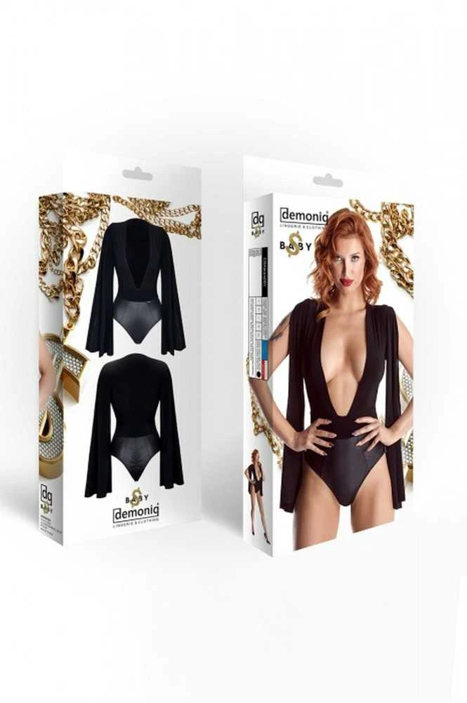 Demoniq Apatiniai drabužiai-ALEXIS001 body juoda S