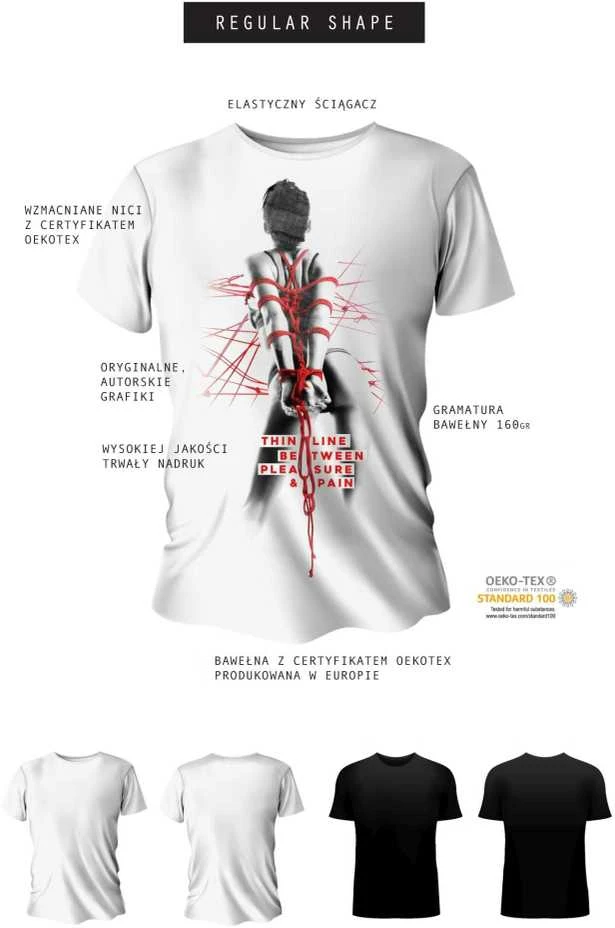 Demoniq T-shirt men juodas S regular