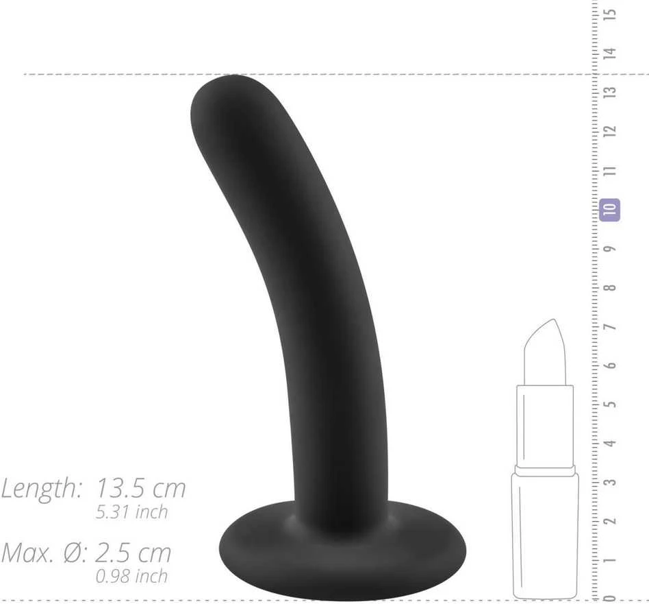 Dildo No-Parts - Logan 13.5 cm - Juodas