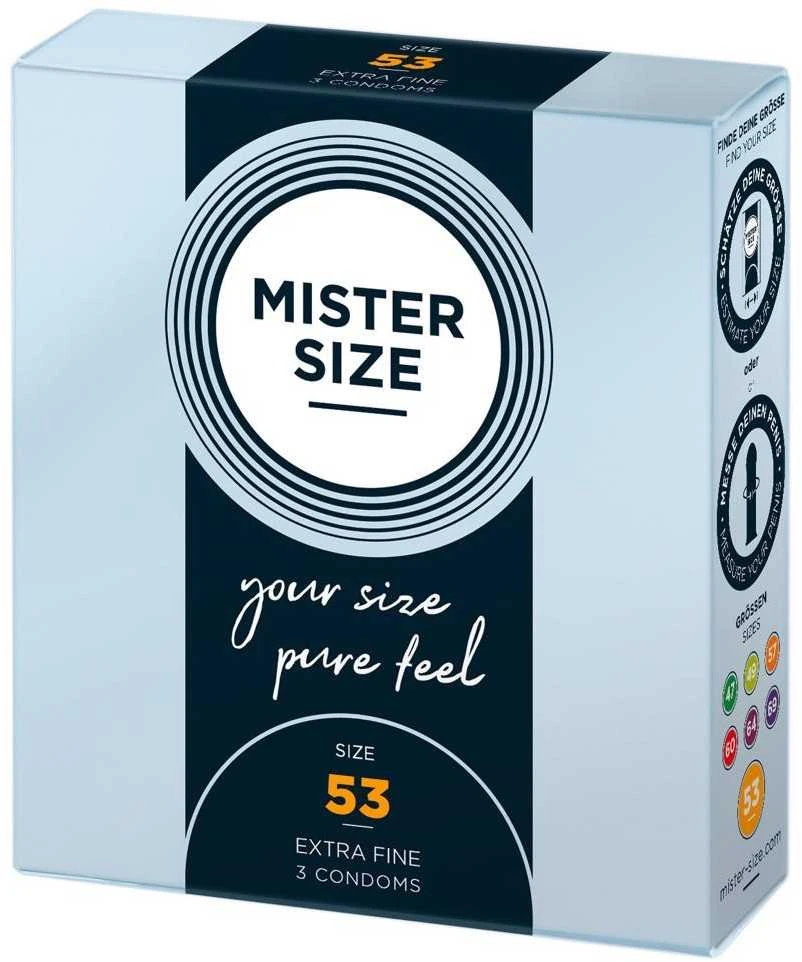 Mister Size 53mm pakuotė 3 vnt