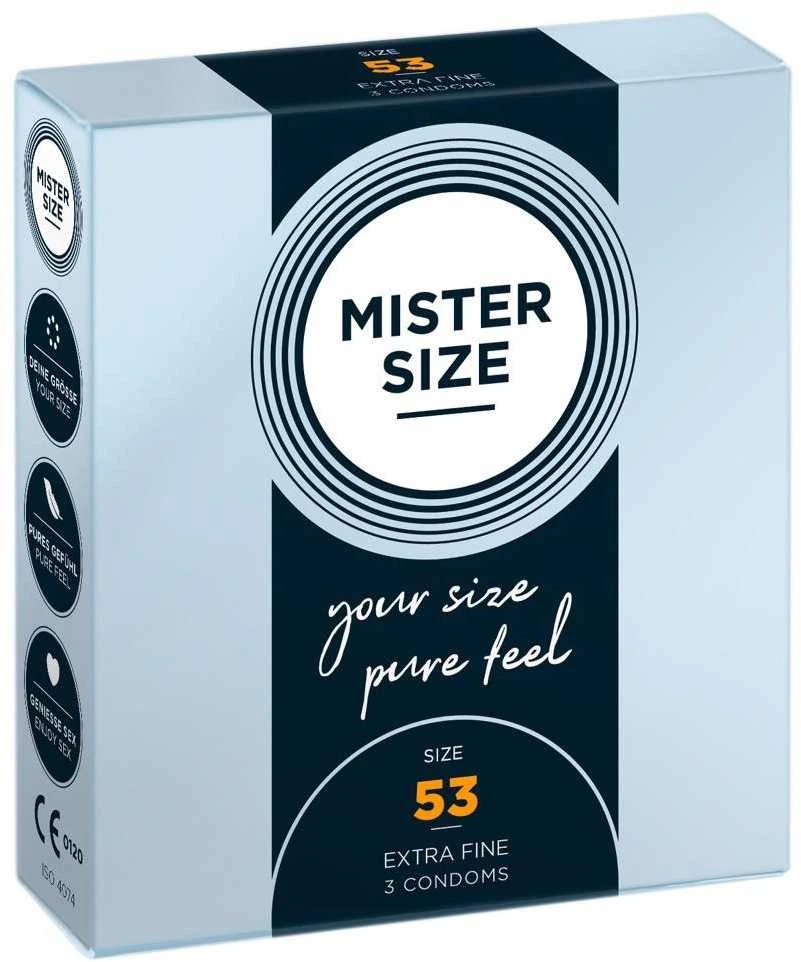 Mister Size 53mm pakuotė 3 vnt
