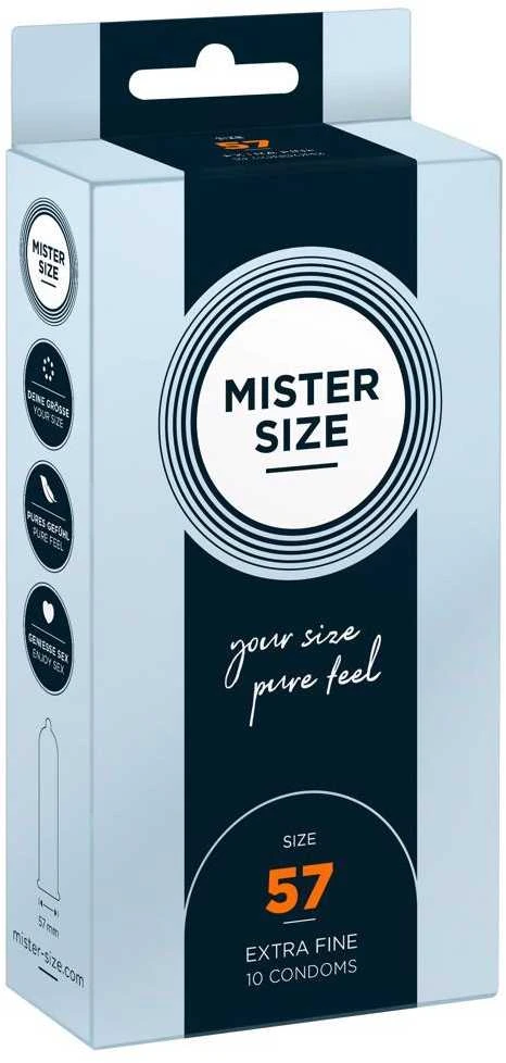 Mister Size 57mm pakuotė po 10 vnt